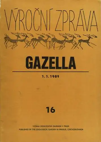 Gazella 16, including Ann.report 1988. 