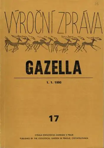 Gazella 17, including Ann.report 1989. 