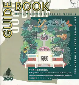 Guide Book (5-sprachig, Zeichnung Zoo-Eingang). 