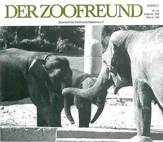 Der Zoofreund - Zeitschrift d. Zoofreunde Hannover; Nr. 110. 