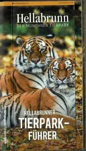 Hellabrunner Tierparkführer 2018 (zwei Tiger). 