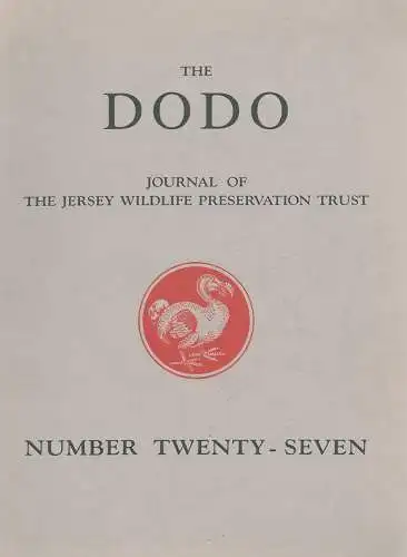 The Dodo - Journal of the Jersey Wildlife Preservation Trust No. 27. 