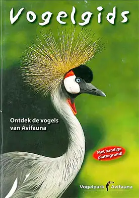 vogelgids (Kronenkranich). 