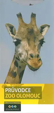 Faltplan als Poster und Kurzführer in Mappe (Giraffe). 