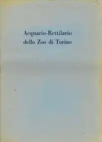 Acquario-Rettilario dello Zoo di Torino. 