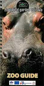 Zooführer (Nilpferd close up) mit Lageplan. 