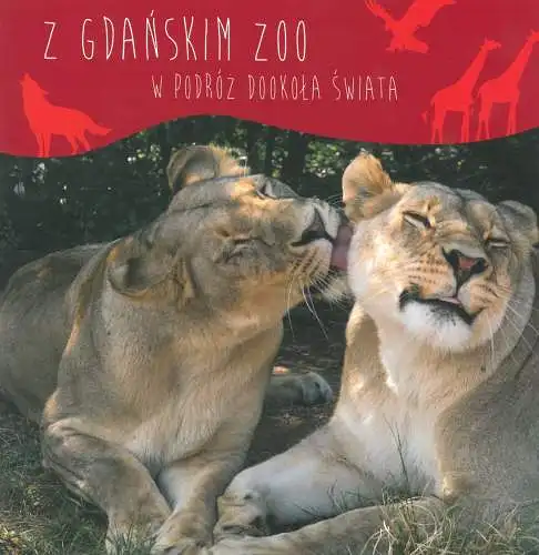 Zooführer Kinder (zwei Löwen). 