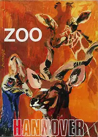 Zooführer (Giraffe, Kasuar, Kudu). 