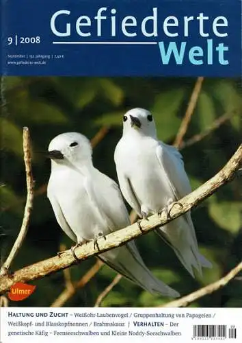 Die Gefiederte Welt - Zeitschrift für Vogelliebhaber. 132. Jahrgang 2000. Heft 9. 
