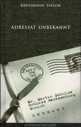 Adressat unbekannt. 