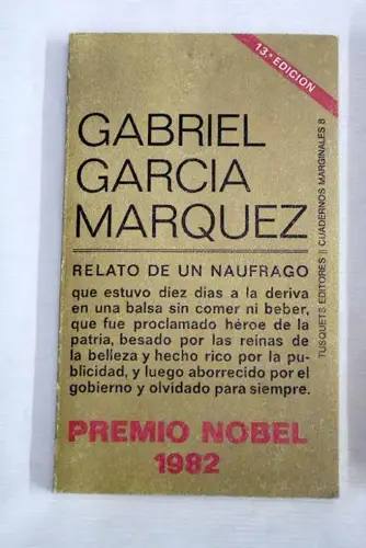 Relato de un naufrago. 