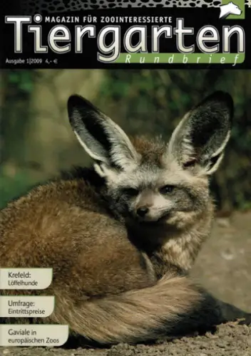 Tiergarten Rundbrief Ausgabe 1/2009. 