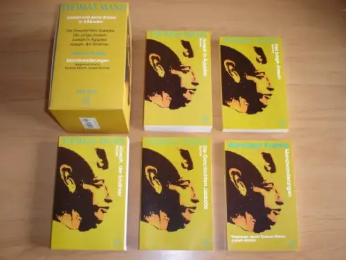 Joseph und seine Brüder (4 Bde. + Hermann Kurzke: Mondwanderungen/Wegweiser, komplett, in Original-Schuber). 