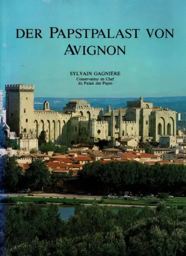 Der Papstpalast von Avignon. 