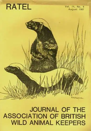 RATEL, Journal, August 1987 - vol 14, no. 4. 