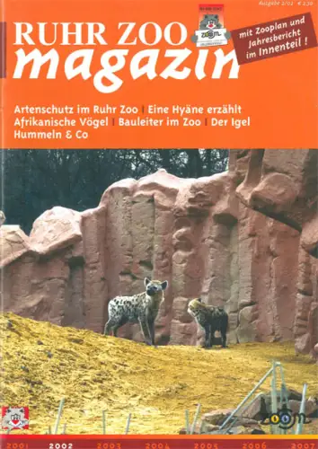 RuhrZoo Magazin / mit Jahresbericht 2001 (Ausgabe 2/2002). 