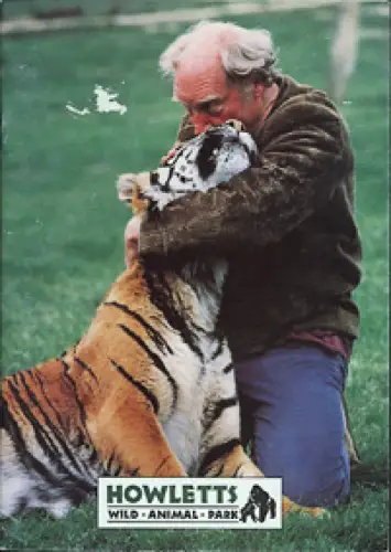 Wild Animal Park (Aspinall umarmt Tiger). 