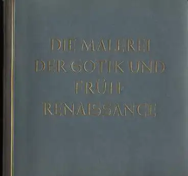 Die Malerei der Gotik und Frührenaissance. Zigarettenbilder-Sammelalbum, komplett. 
