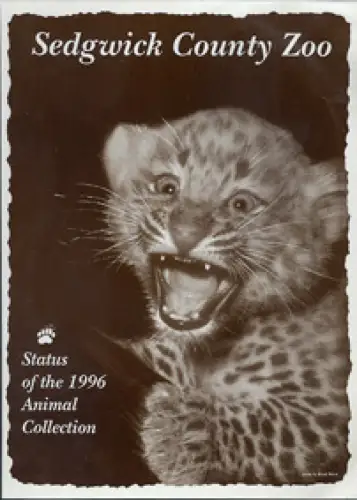 Status of the Animal Collection (Tierbestandsliste) 1996. 