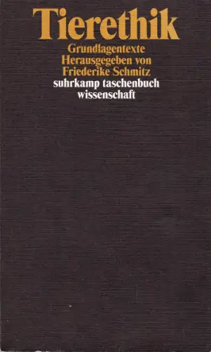 Tierethik: Grundlagentexte. 