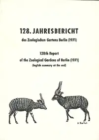 128. Jahresbericht für das Jahr 1971. 