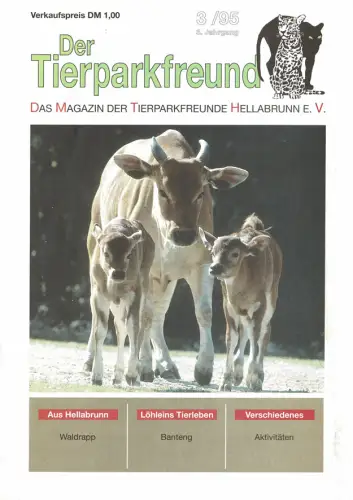 Tierparkfreund Ausgabe 3/1995. 