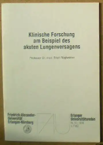 Rügheimer, Erich: Klinische Forschung am Beispiel des akuten Lungenversagens. 