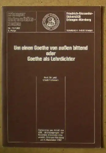 Fülleborn, Ulrich: Um einen Goethe von außen bittend oder Goethe als Lehrdichter. 