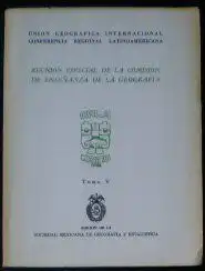 Verschiedene Autoren: Reunion Especial de la Comision de Ensenanza de la Geografia. 