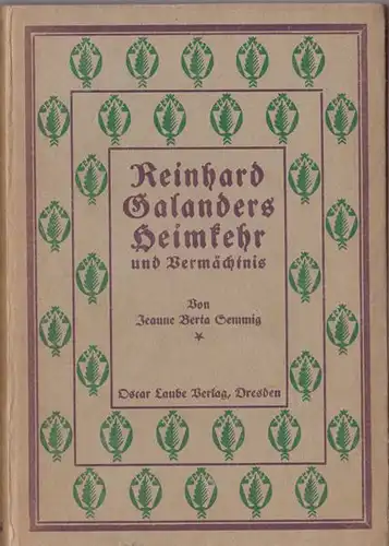 Semmig, Jeanne Berta: Reinhard Salanders Heimkehr und Vermächtnis. 
