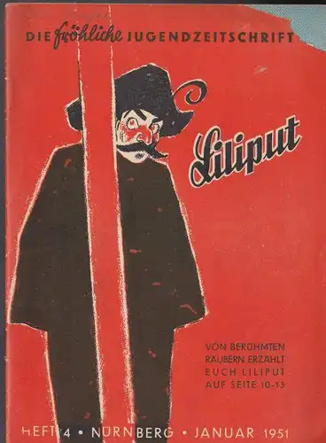 Liliput Januar (Heft 4), 1951, die fröhliche Jugendzeitschrift. 