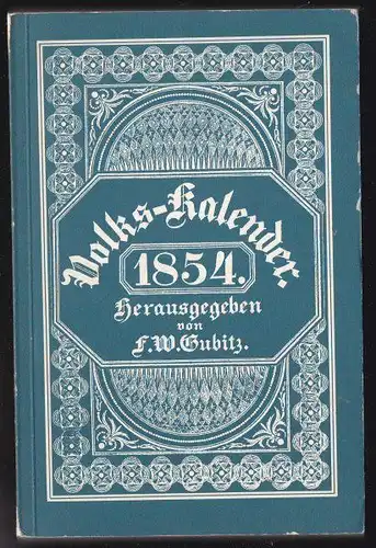 Volks-Kalender 1854 (Nachdruck)