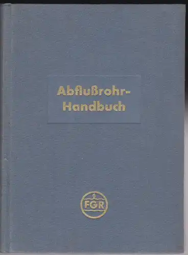 Abflußrohr-Handbuch. 