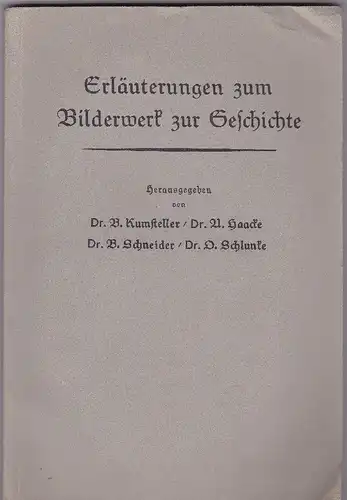 Kumsteller B et Al: Erläuterungen zum Bildwerk zur Geschichte. 