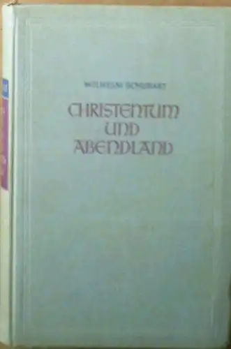 Schubert, Wilhelm: Christentum und Abendland. 