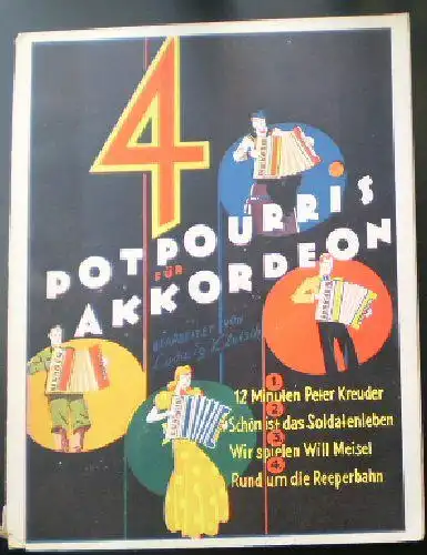 Kletsch, Ludwig (Ed.): 4 Potpourris für Akkordeon. 