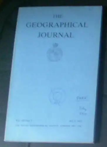 Farmer, BH (Ed.): The Geographical Journal, Vol.149 Part 2, July 1983. 