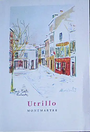 Oberle, Jean: Utrillo, Montmartre. 