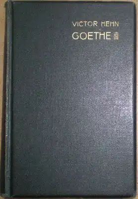 Hehn, Viktor: Gedanken über Goethe. 