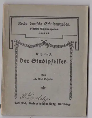 Riehl, MH: Der Stadtpfeifer. 