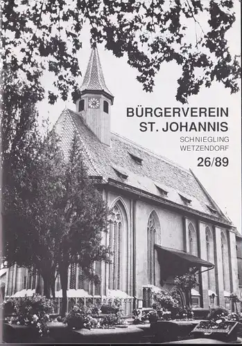Bürgerverein St Johannis, Schniegling-Wetzendorf: Bürgerverein St Johannis, Schniegling-Wetzendorf 26/89. 