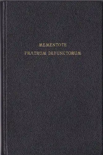 Schandri, Michael: Mementote Fratrum Defunctorum, Totenkalender der Welt- und Ordenspriester der Diözese Regensburg ab 1910. 