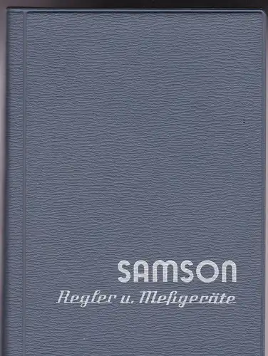 Samson Appatebau: Sanson Regler und Meßgeräte. 