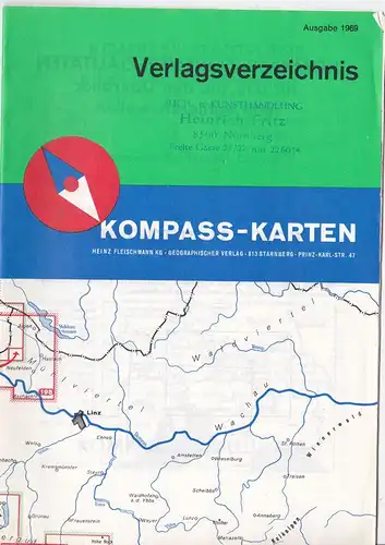 Heinz Fleischmann KG: Kompass-Karten, Verlagsverzeichnis, Ausgabe 1969. 