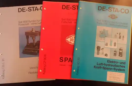 De-Stack-Co GmbH: Katalog CF 80/III; FBS 81 und HG 83. 