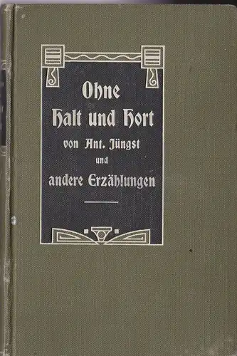 Jüngst, Ant: Ohne Halt und Hort und andere Erzählungen. 