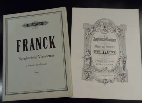 Franck, Cesar: Symphonische Variationen für zwei Klaviere. 