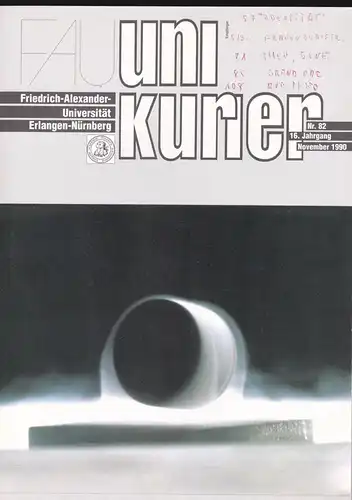 Missel-Sack, Ute & Pickel, Gertraud (Eds.): Uni-Kurier Nr. 82, 16. Jahrgang, November 1990. 