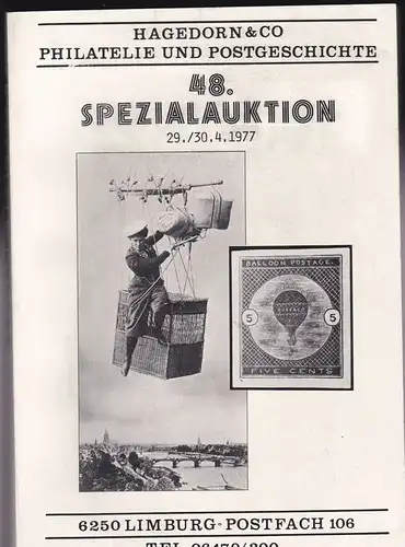 Hagedorn & Co: 48. Spezialauktion 29. - 30.4.1977. 