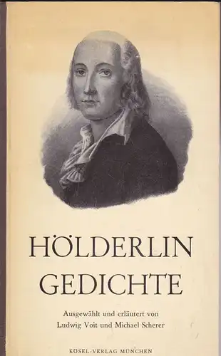 Hölderlin, Friedrich: Gedichte, Dichtung im Unterricht Band 1. 